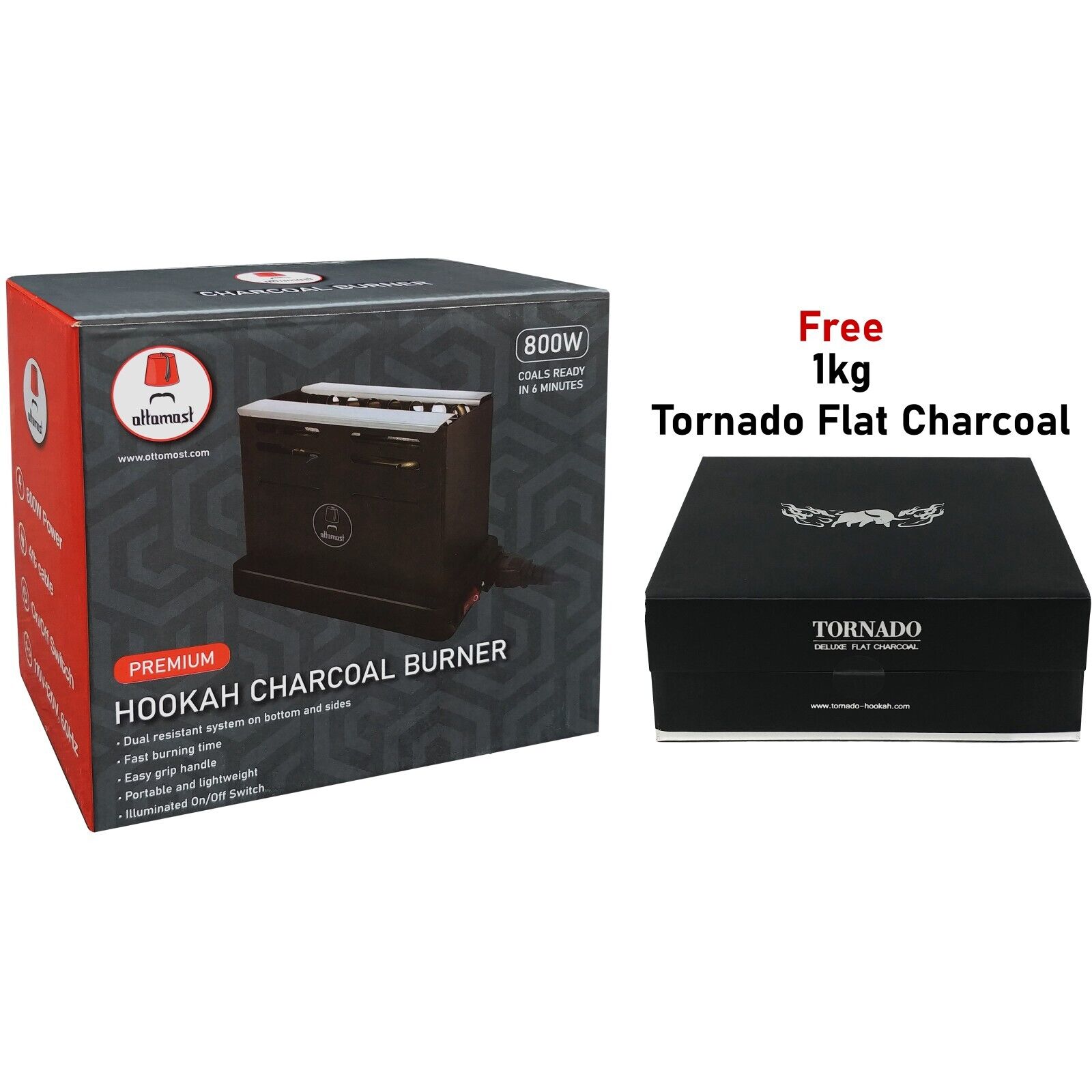 Hookah Charcoal Burner Fastest Burner in the Market 800w Comes with 1kg Charcoal