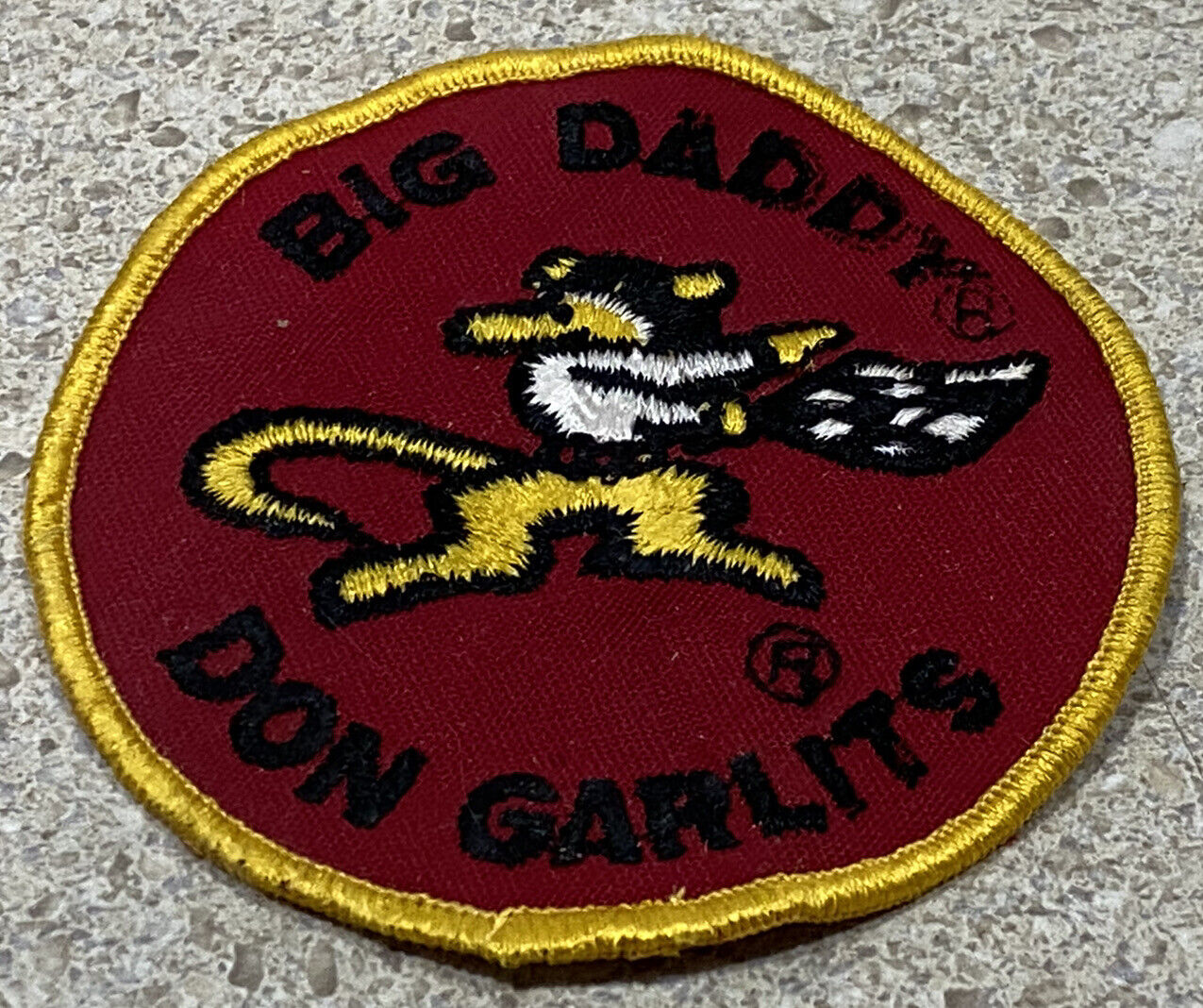 VINTAGE BIG DADDY DON GARLITS RACE CAR Patch (Race Car Auto Related) - Rare