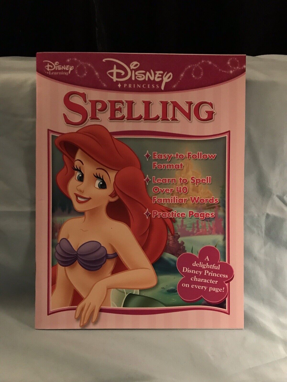 Disney Princess Ariel Spelling Workbook Learning