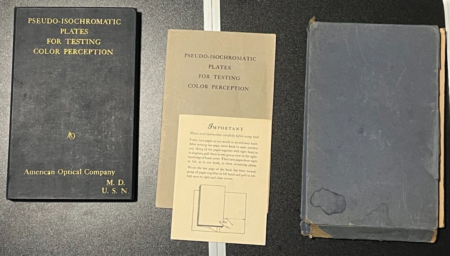 Pseudo-Isochromatic Plates for Testing Color Perception - American Optical 1940