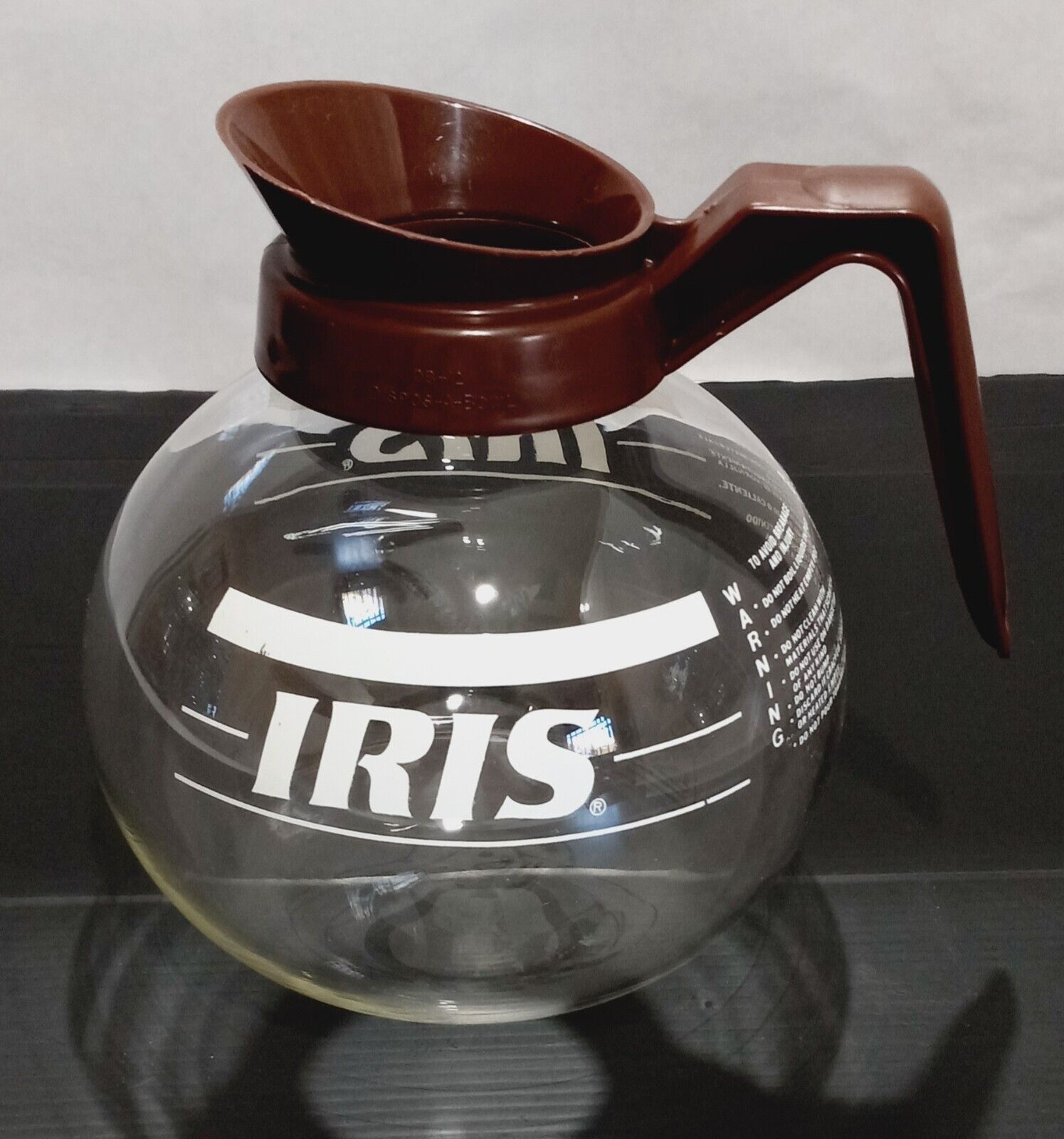 Vtg IRIS Wilber Curtis Pyrex Coffee Pot Glass  Restaurant Made Mexico 2025 02921