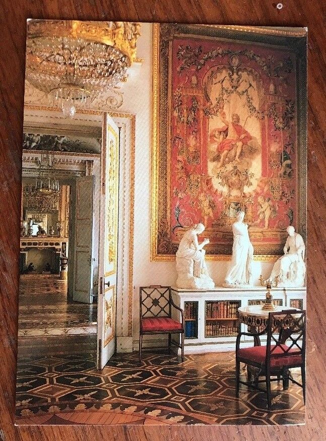 Library of the empress Maria Fiodorovna Pavlovsk Palace Postcard Russia Xlnt