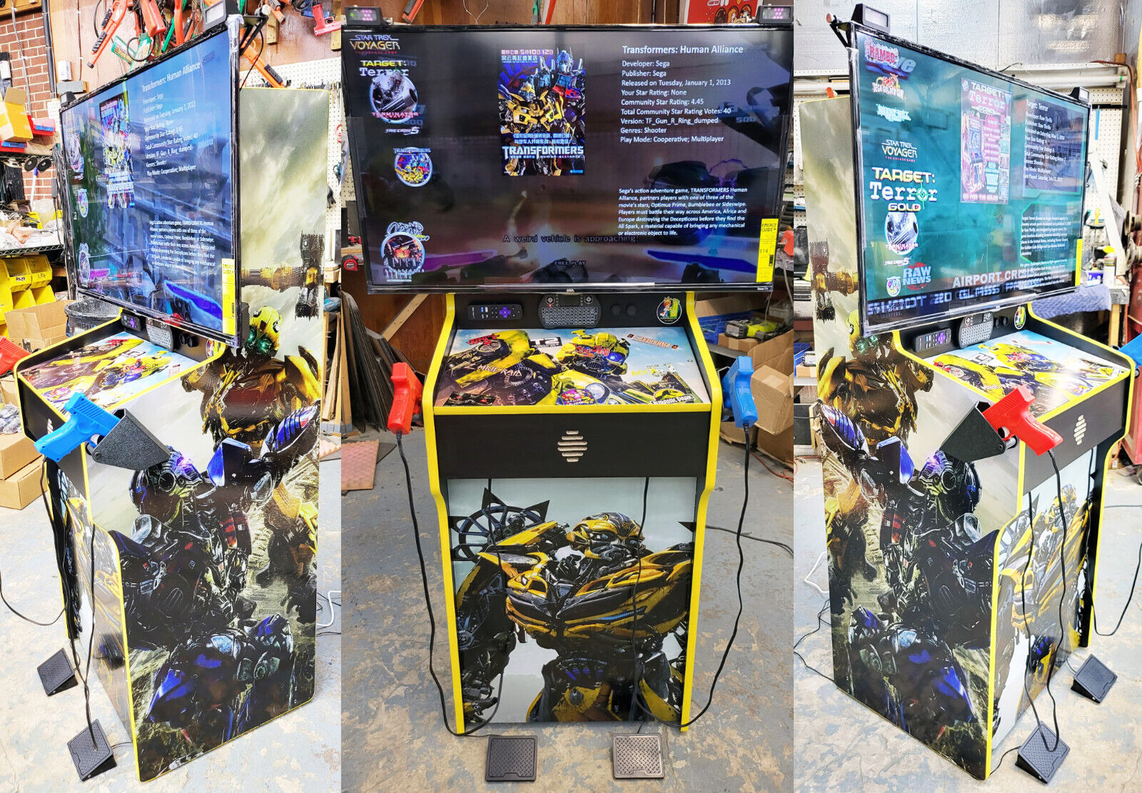 Transformers MULTICADE SHOOTER Arcade Game Multi Full Size NEW 240 Games 42