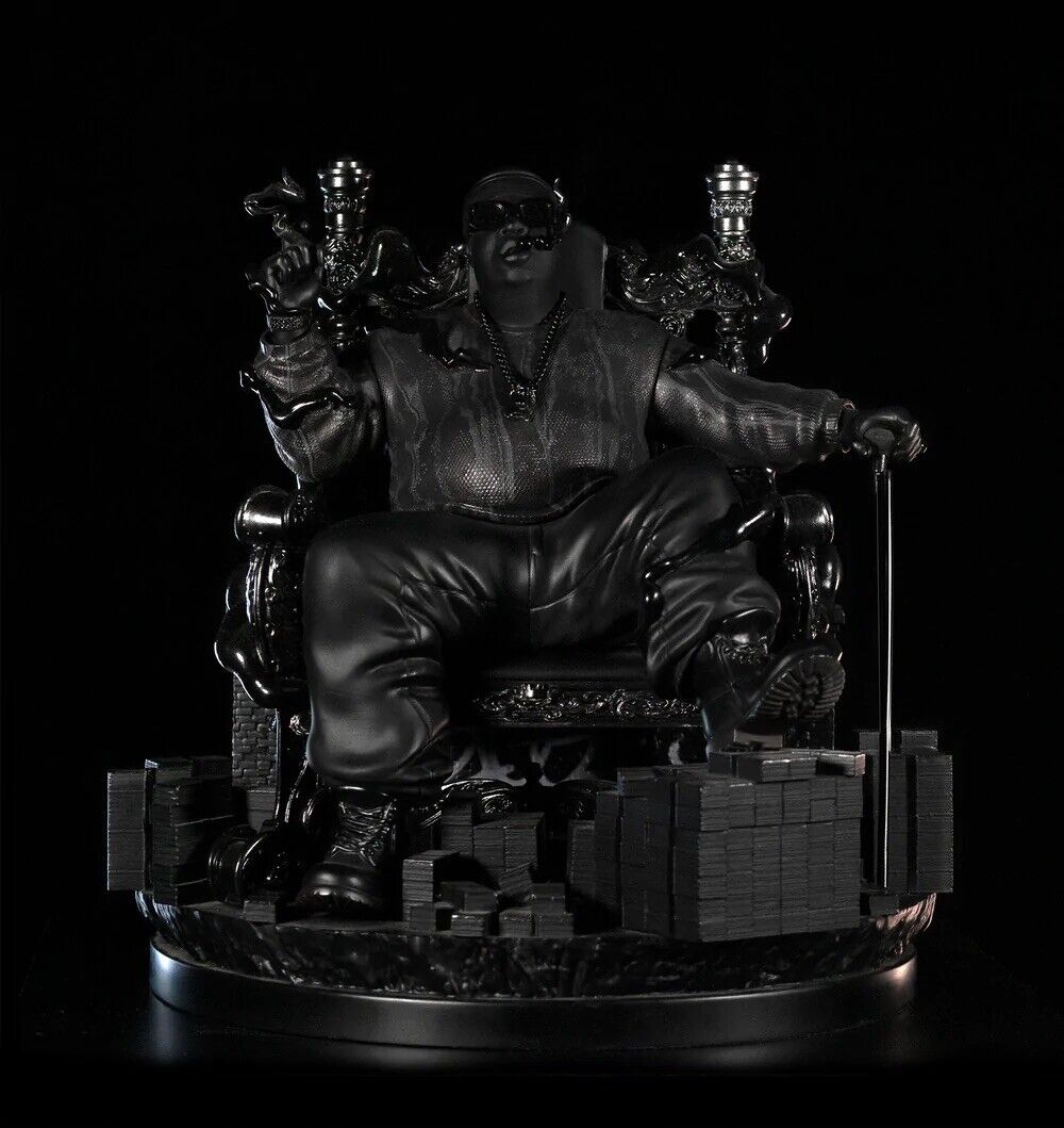 Notorious B.I.G. x Invisible Bully x Concrete Jungle Official BLACKOUT Statue