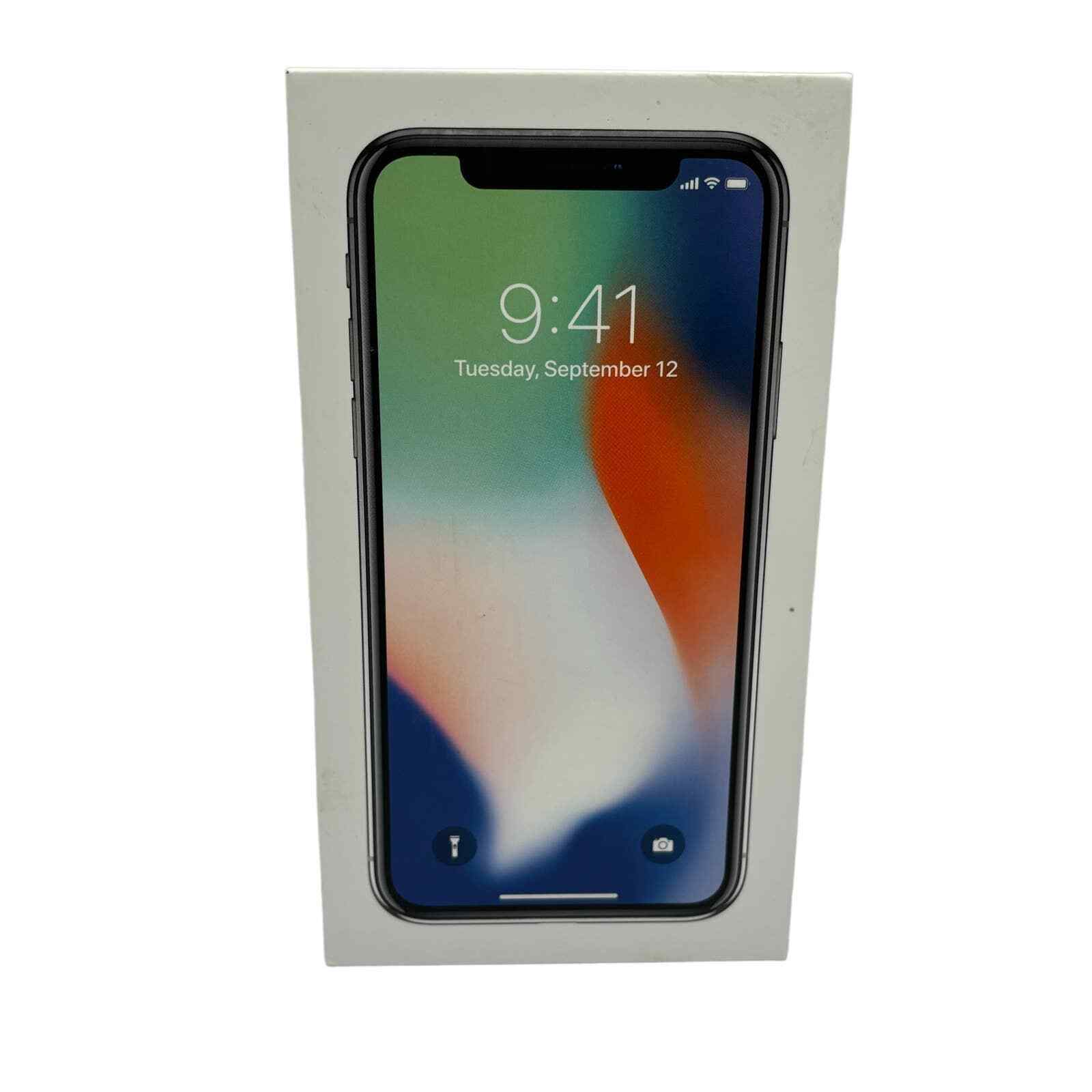 Apple iPhone X Silver 64Gb EMPTY BOX ONLY
