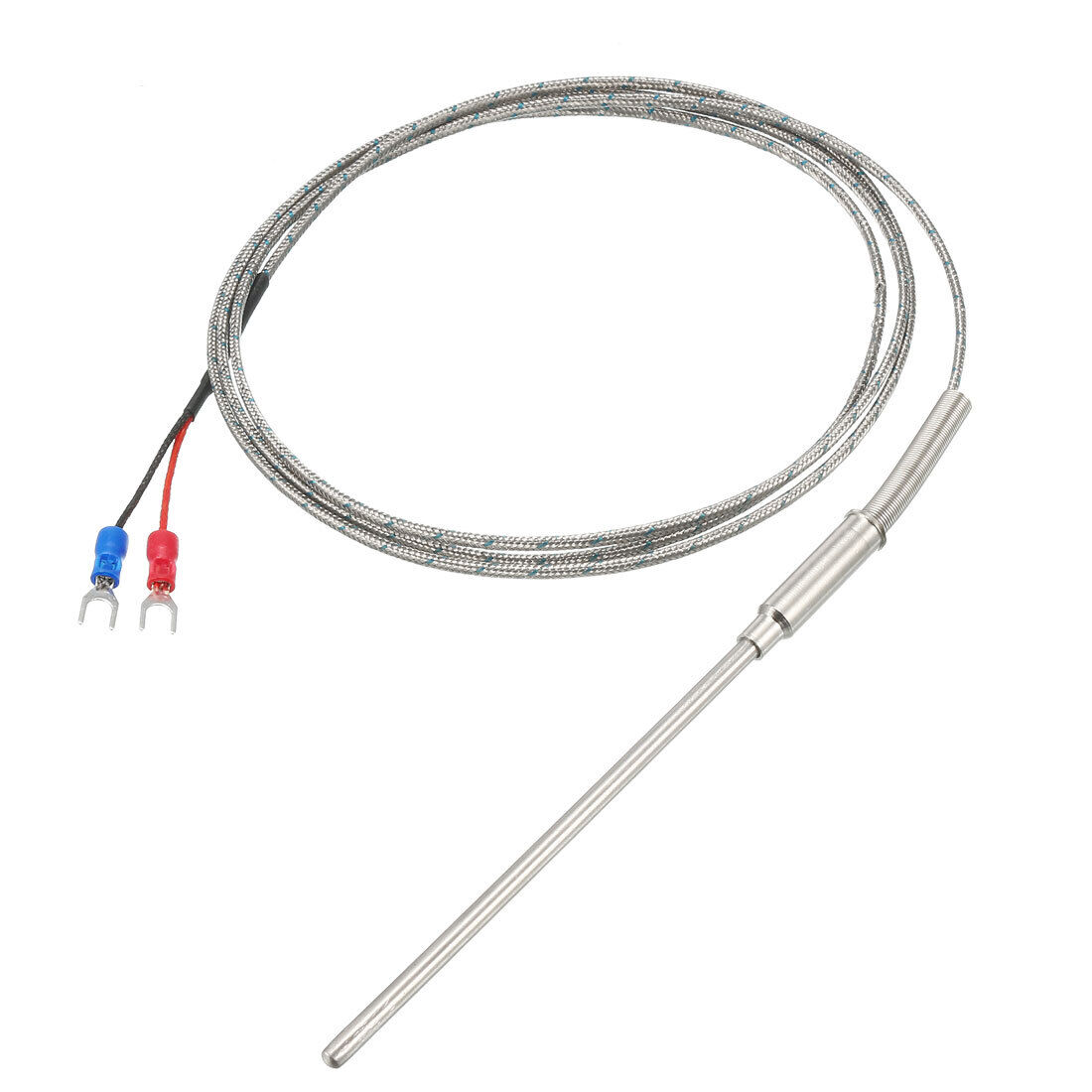K Type Temperature Sensor Probe 1.5M Cable 4mmx100mm Probe Thermocouple