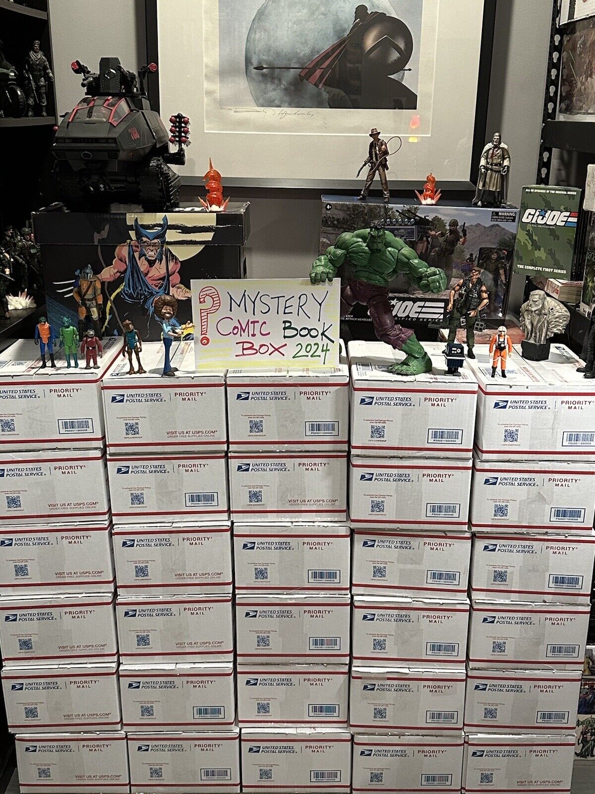 Mystery Comic Book Box (40) Comics In Each Box Marvel DC Image 