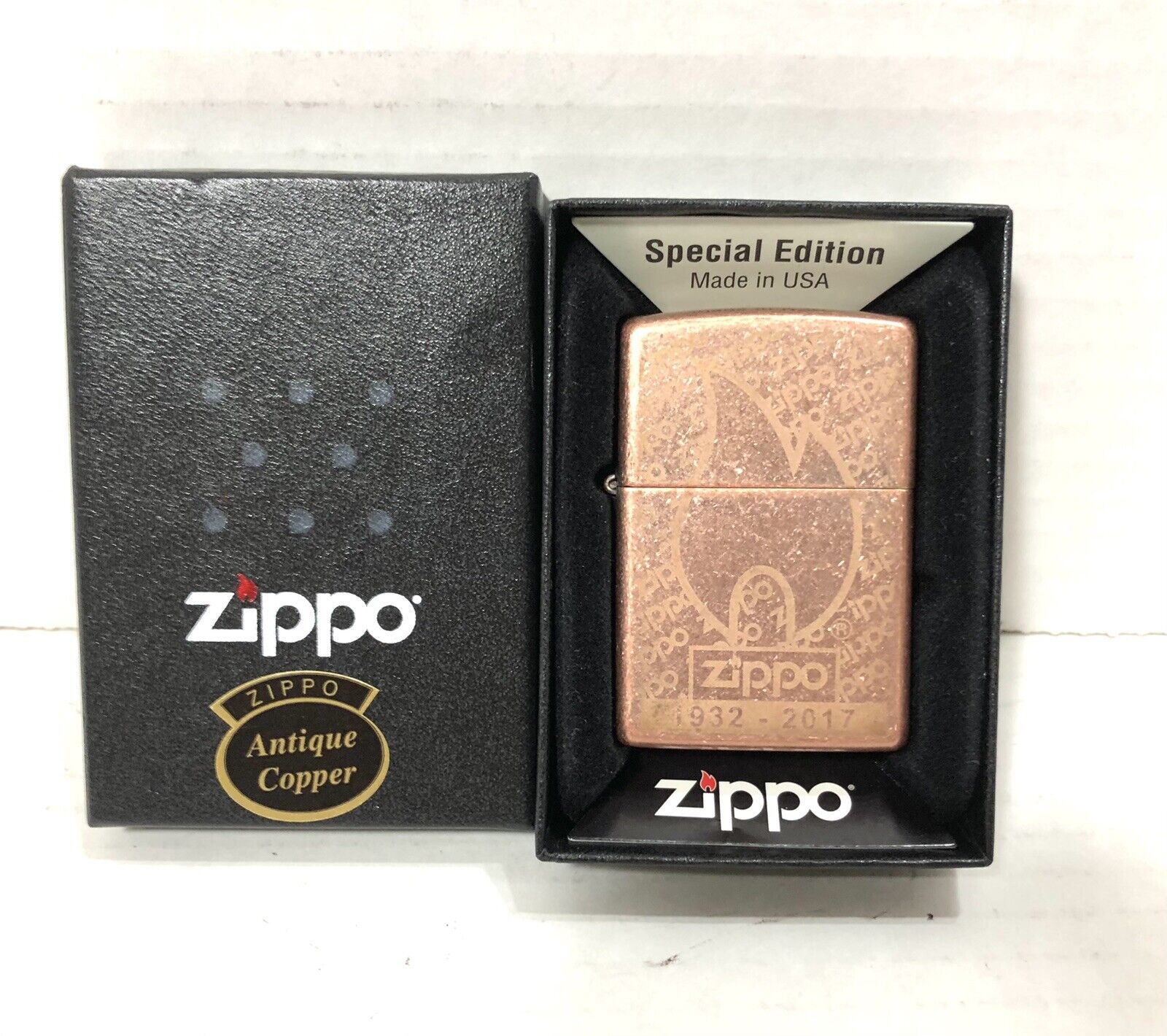 Zippo Lighter Facebook Copper. Limited 400. New.