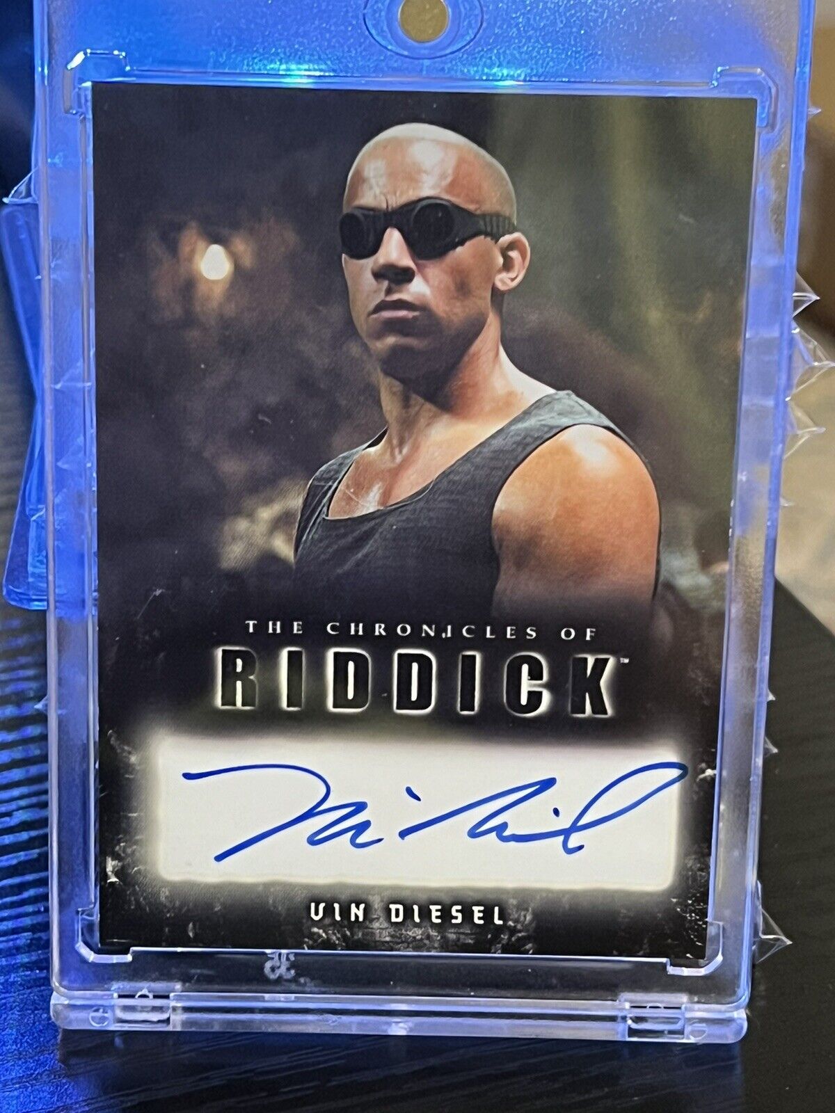 Chronicles of Riddick Vin Diesel Auto 2004 Autograph Card