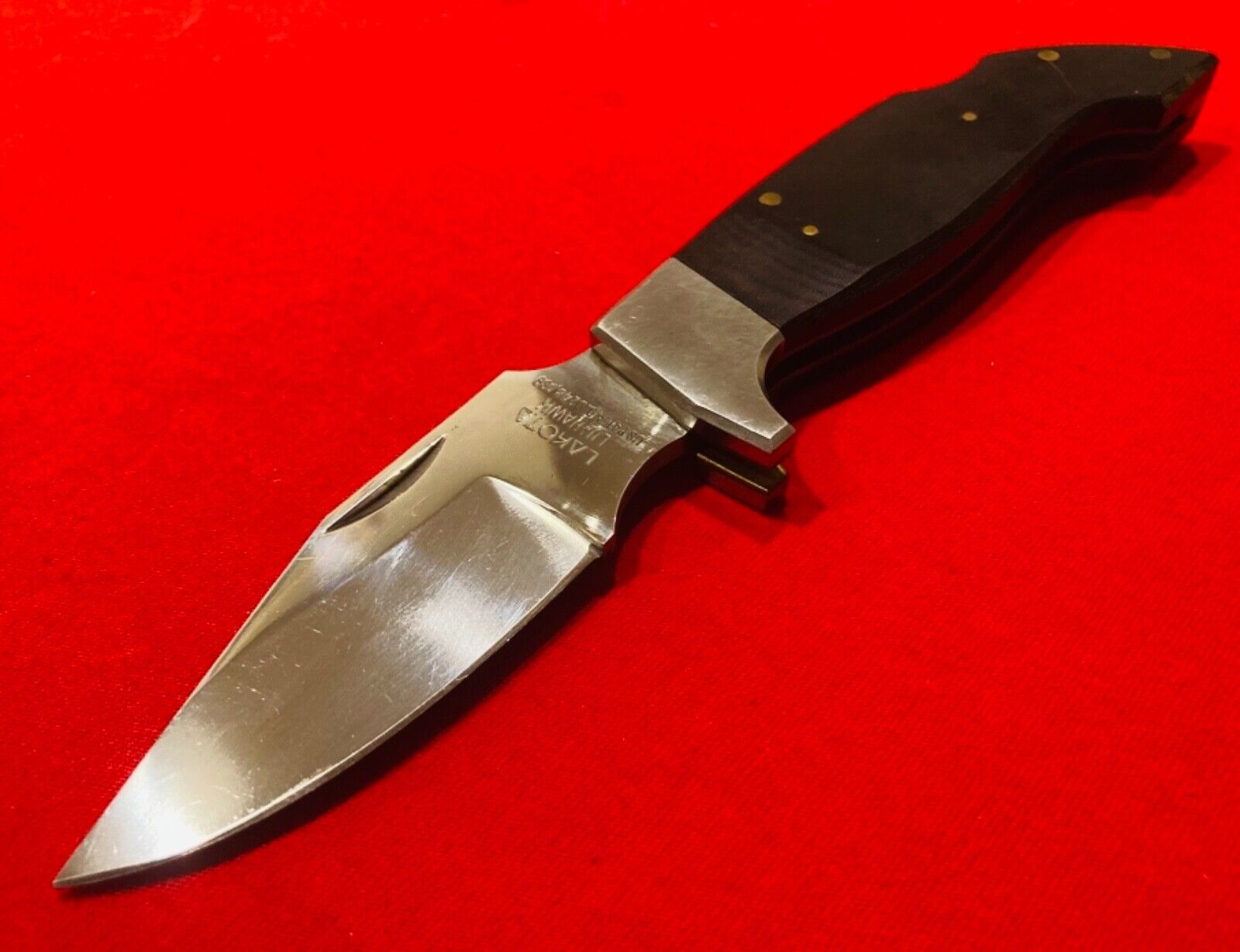 Discontinued Lakota Seki Japan Lil Hawk Micarta Handle Knife