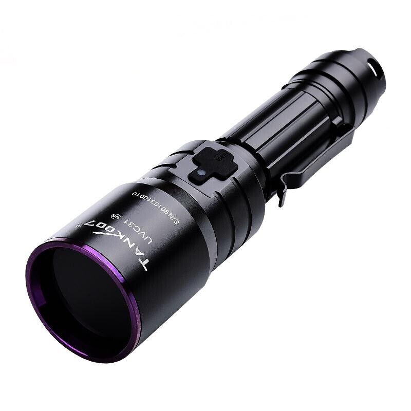 High-power UV LED Flashlight 365nm Black Lens for Industrial NDT