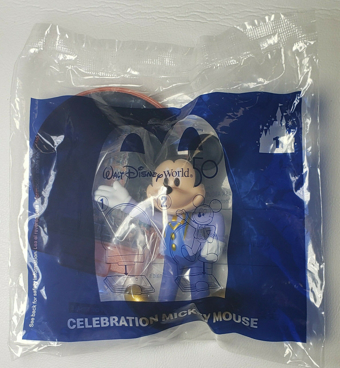 2021 McDonald's Disney World 50th Anniversary Happy Meal Toy  #1 Mickey Mouse