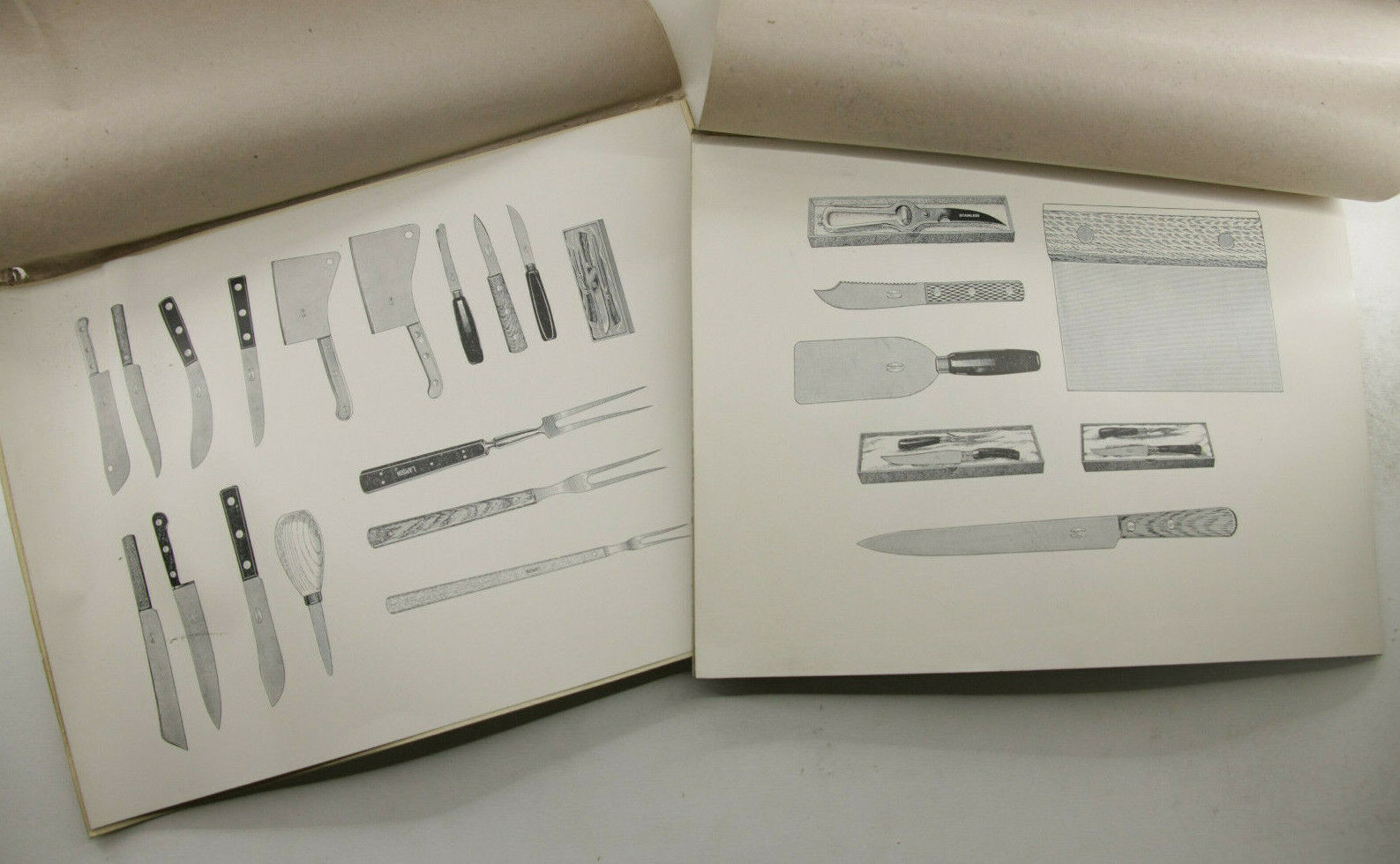 1929 Lamson Goodnow Wright Co Atlanta GA Cutlery Proofs (Plates) Ephemera N13G