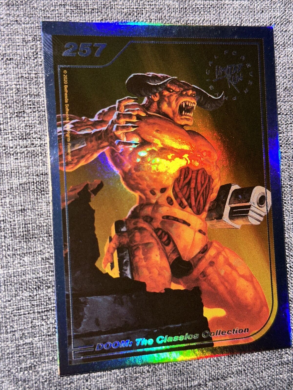 Doom The Classics Collection #257 Limited Run Games Silver Trading Card 257