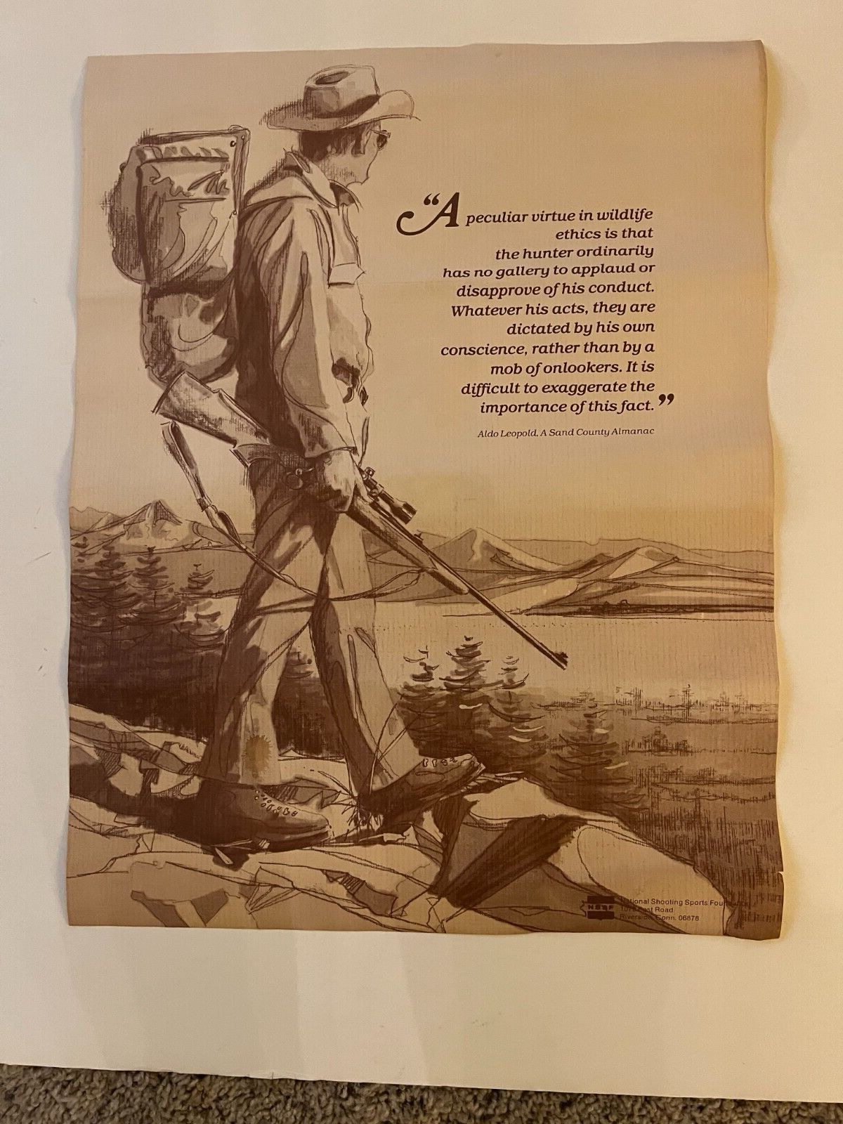 NSSF Aldo Leopold, A Sand Country Almanac Poster