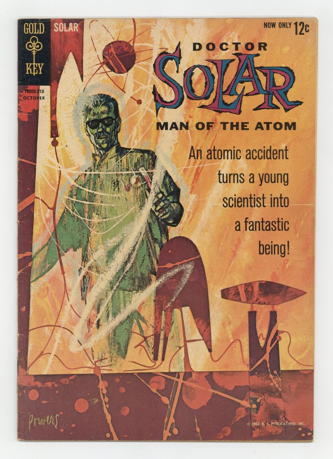 Doctor Solar #1 VG- 3.5 1962 1st app. and origin Dr. Solar