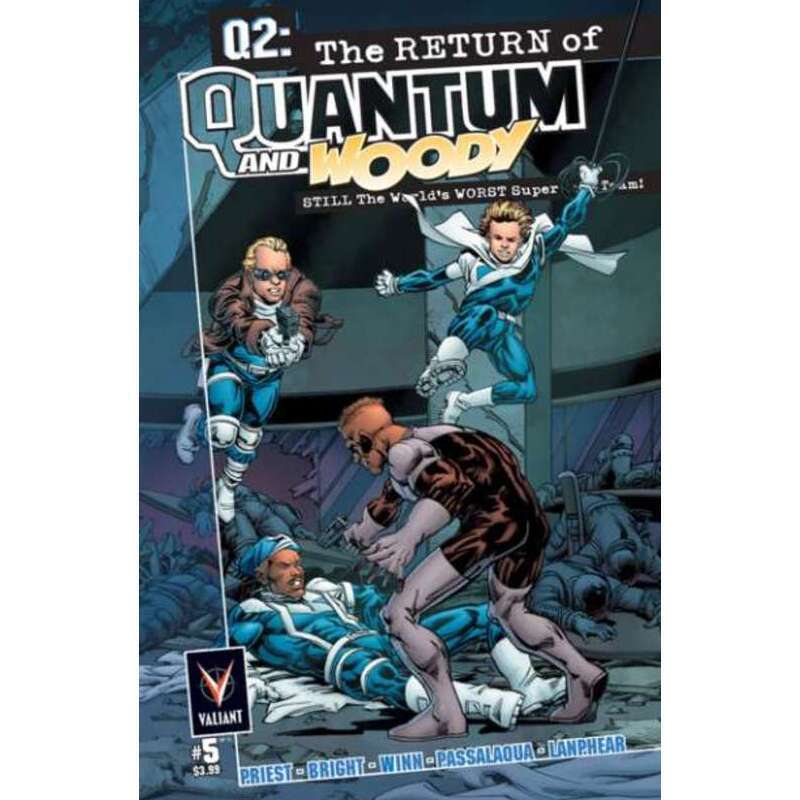 Q2: The Return of Quantum and Woody #5 in NM minus condition. Valiant comics [s]