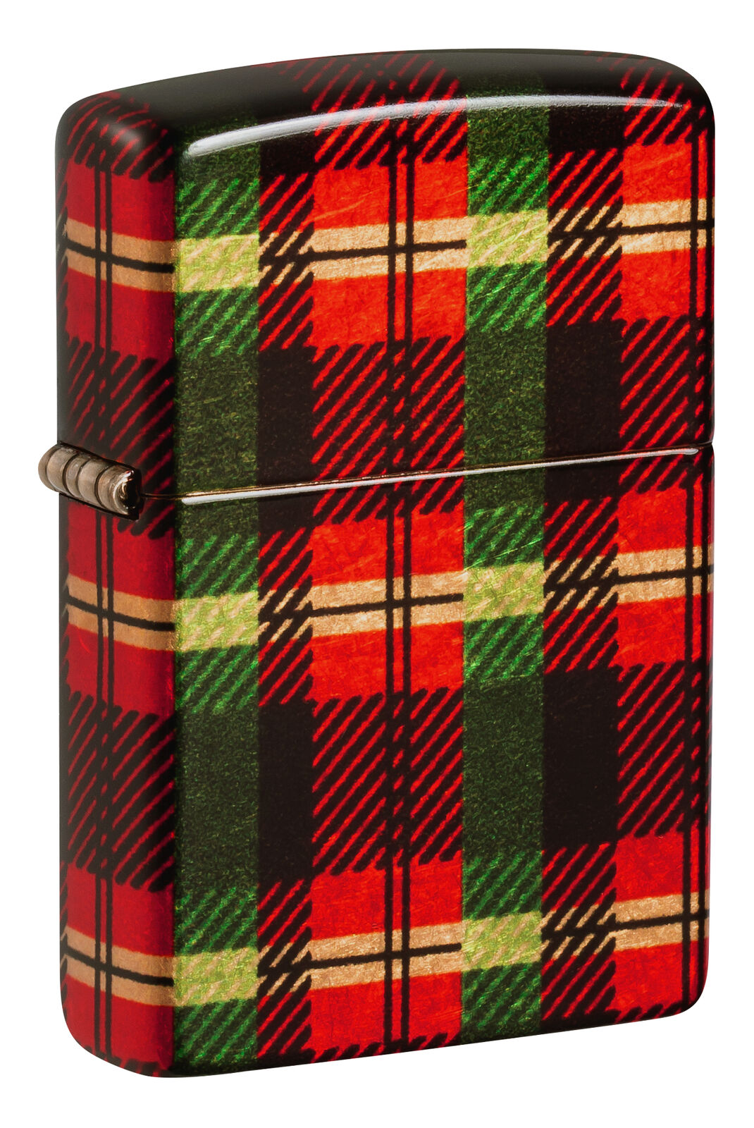 Zippo 'exclusive' Christmas Gold Plaid Design Windproof Lighter, 48458-110967