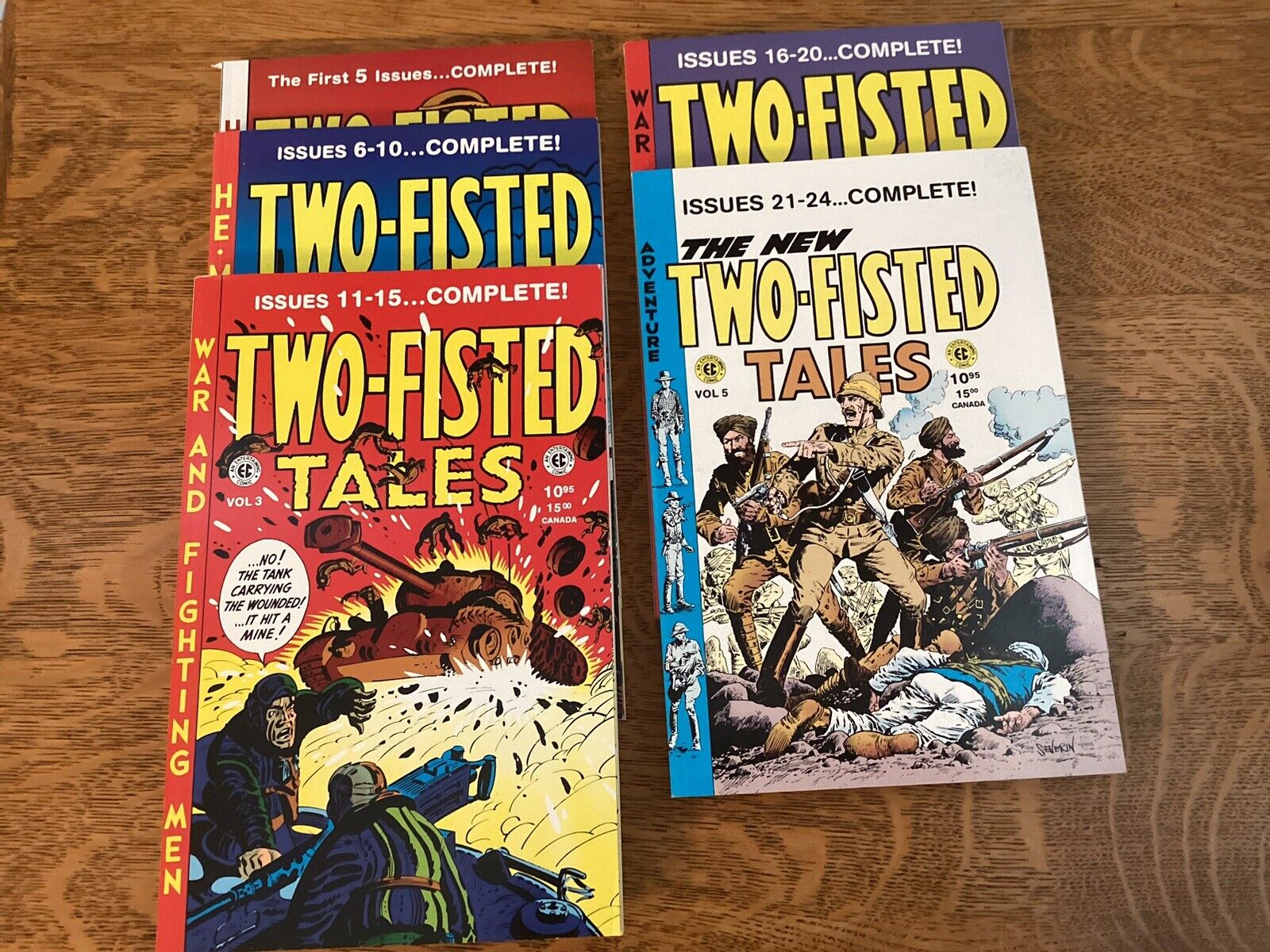 Two-Fisted Tales Comics Issues 1-24 Vol 1-5