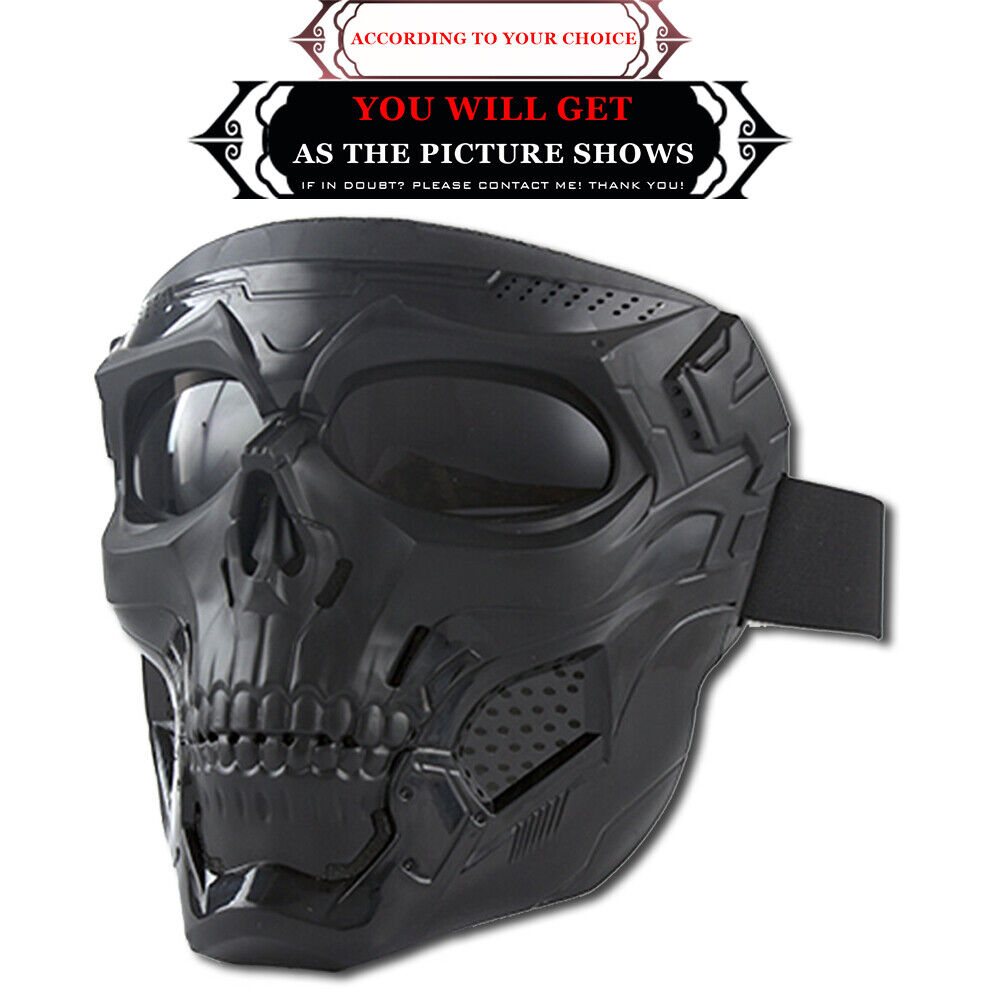 CS Tactical Karambit Blade Protective Mask Skull Hunting Outdoor Pocket Knifes