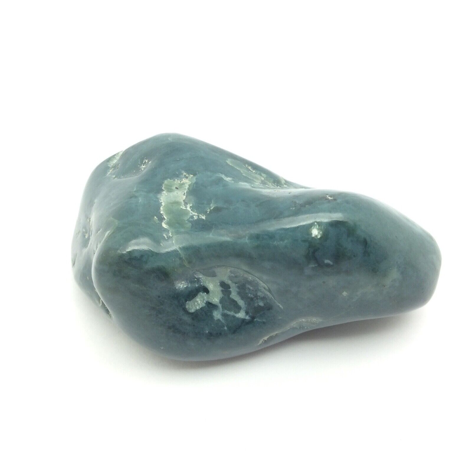 Vonsen Blue Jade Pebble Tumble Nephrite Petaluma California Gem Stone #9
