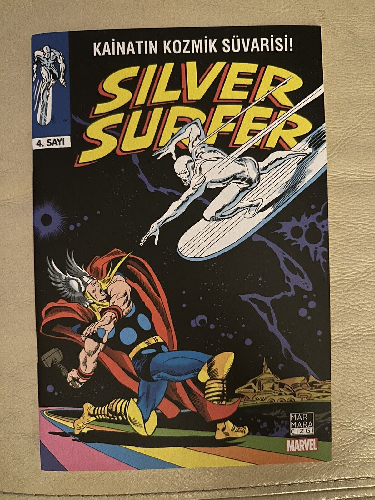 Silver Surfer #4 John Buscema Thor Cover Key TURKISH Edition Variant Marvel Rare