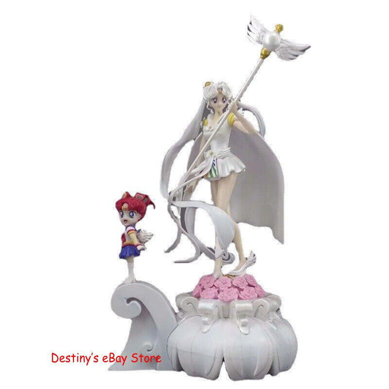Anime Sailor Moon Tsukino Usagi Action Figure PVC Statue Model Toy Gift 37cm 1PC