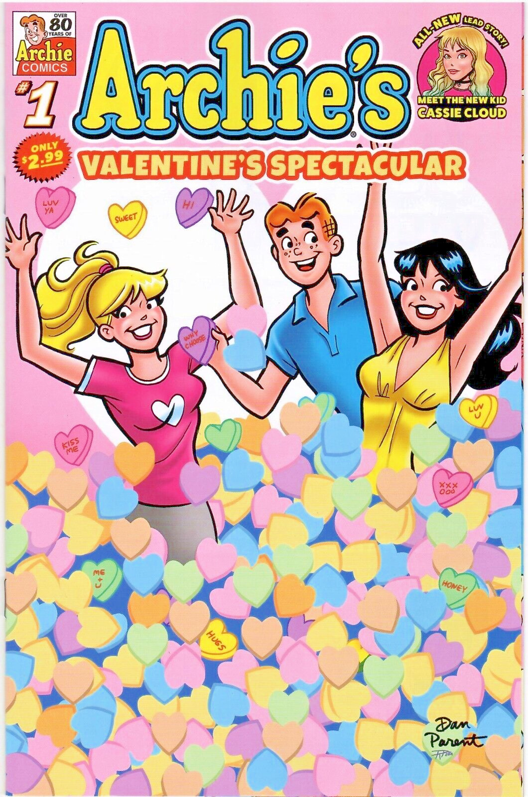 Archie’s Valentine’s Spectacular #1 (Archie, 2023) 1st Cassie Cloud Parent NM-