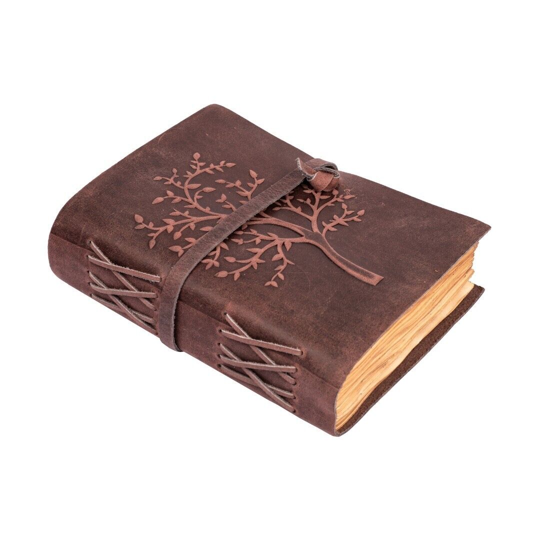 Tree of Life Leather Journal Notebook Writing Diary 300 Vintage Paper Sketchbook