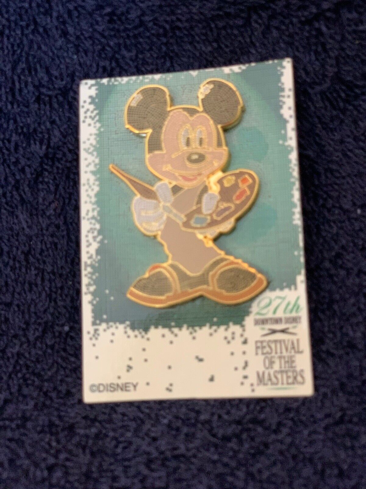 27th Festival of the Masters 2002 - Mosaic Mickey Mouse LE 2500 Disney Pin