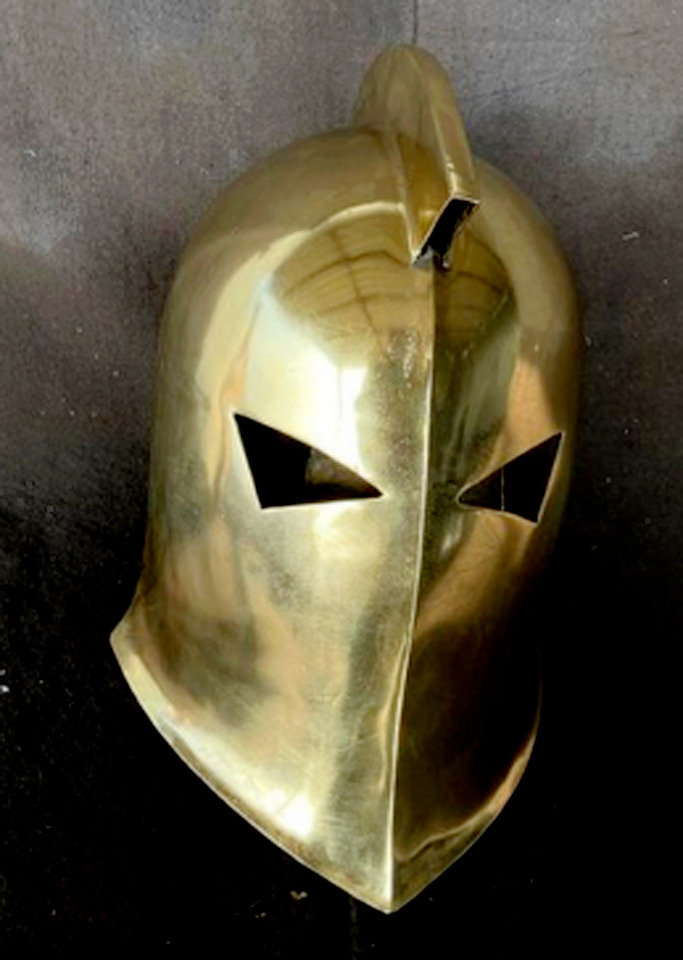 Dr.Fate Helmet Antique Historical & Golden Finish Armor Gift For Halloween Party