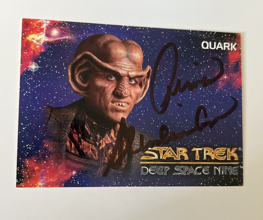 1993 Skybox Star Trek DS9 Armin Shimerman Signed Auto Quark RC Autograph