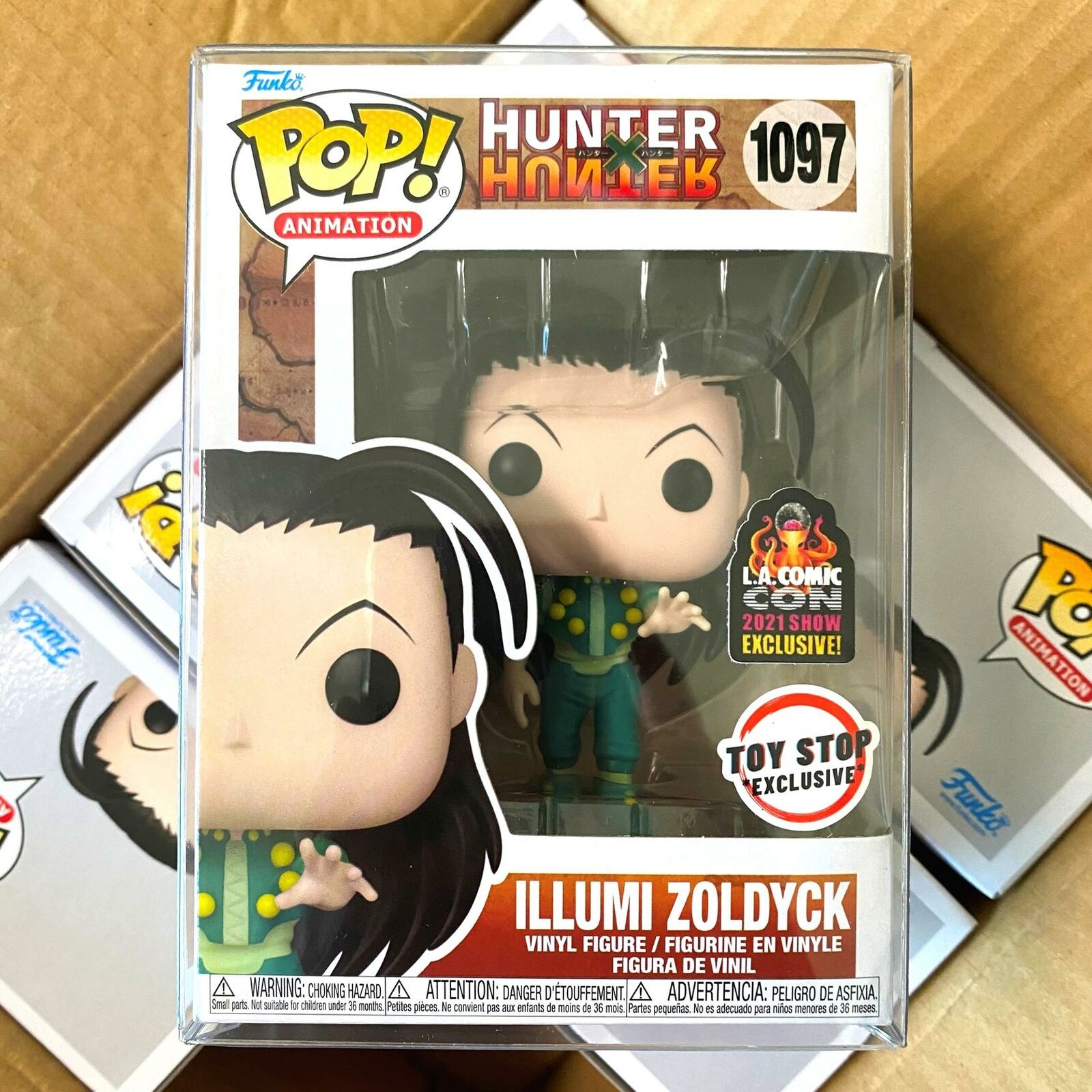 Funko Pop Hunter X Hunter Toy Stop Exclusive 1087 LACC Illumi Zoldyck \
