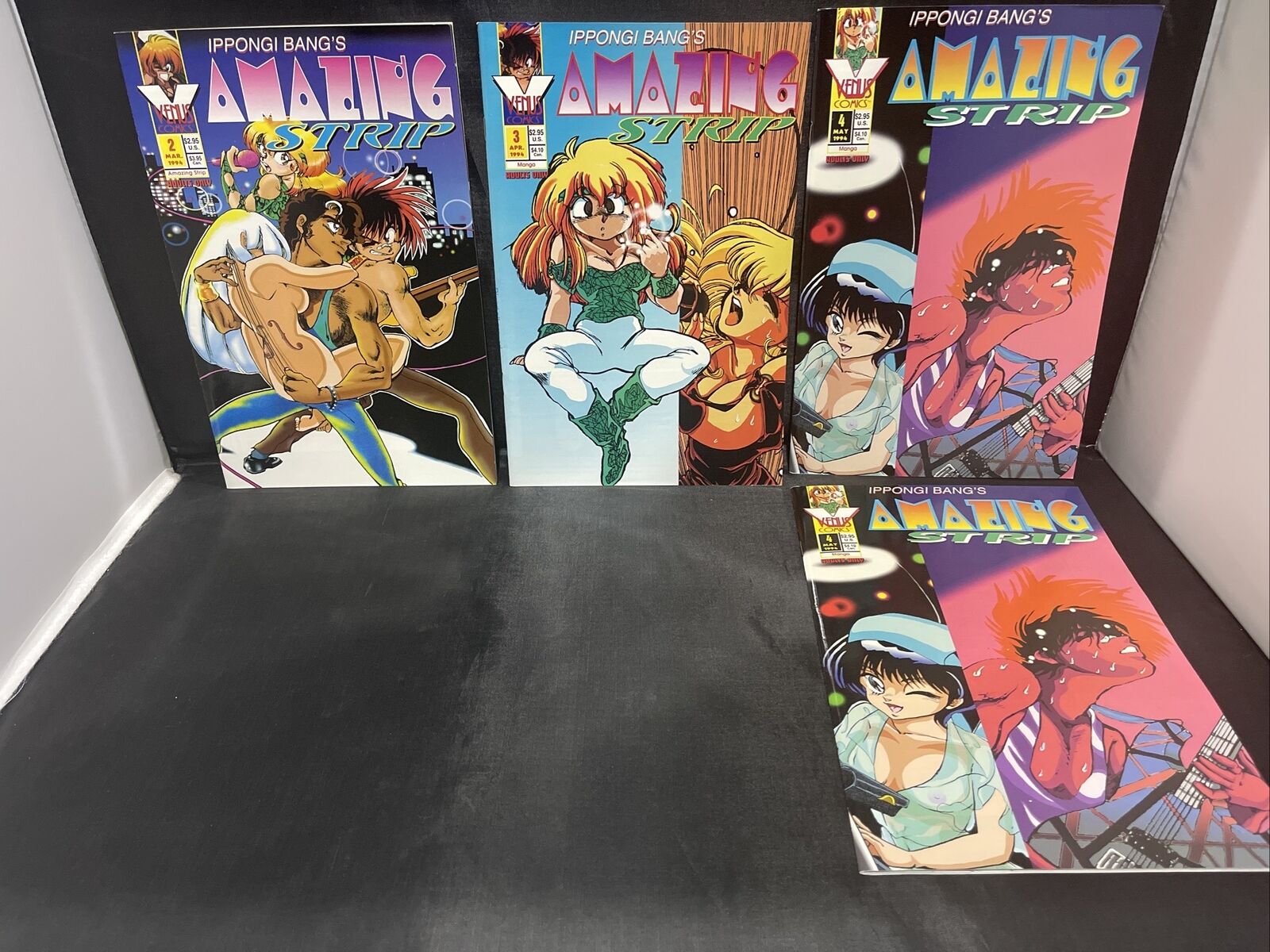 Ippongi Bang's Amazing Strip comic books # 2-4 Manga 1994 Antarctic Press