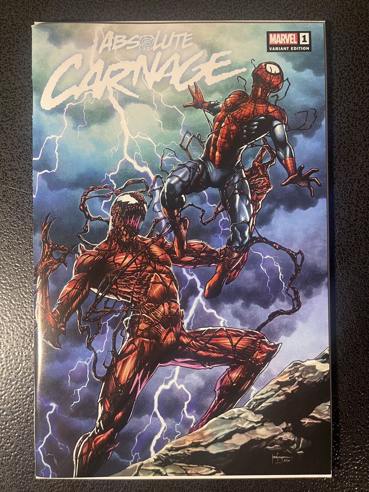 Absolute Carnage 1 Mico Suayan Variant ASM 361 Homage