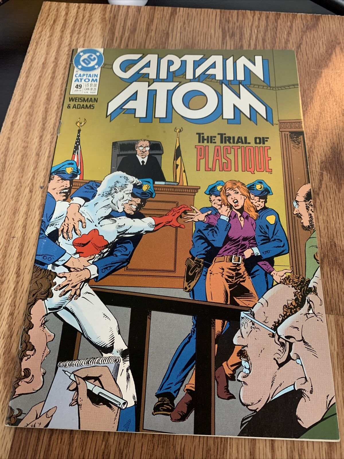 Captain Atom - #49 - The Trial of Plastique - January 1991