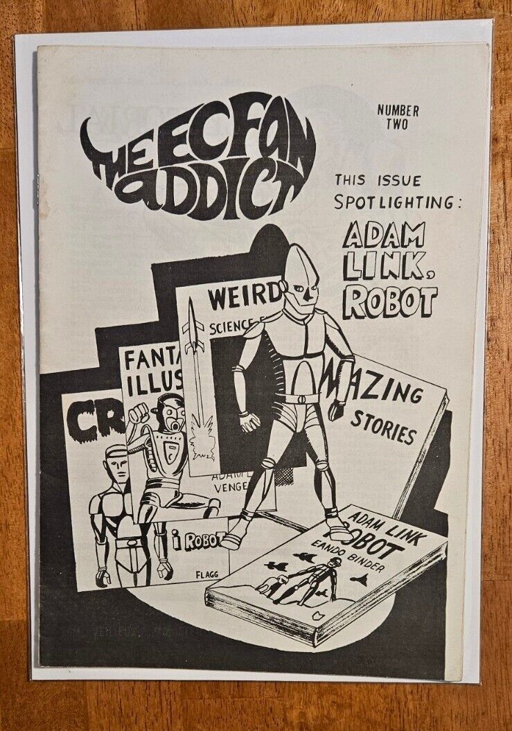 The EC Fan Addict #2 1968 Featuring Adam Link Robot Rare