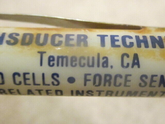 Vintage Advertising Pocket Screwdriver - Transducer Techniques - Temecula, CA