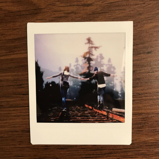 Life is Strange Prop: Max & Chloe Railroad #1 Art Instant Photo