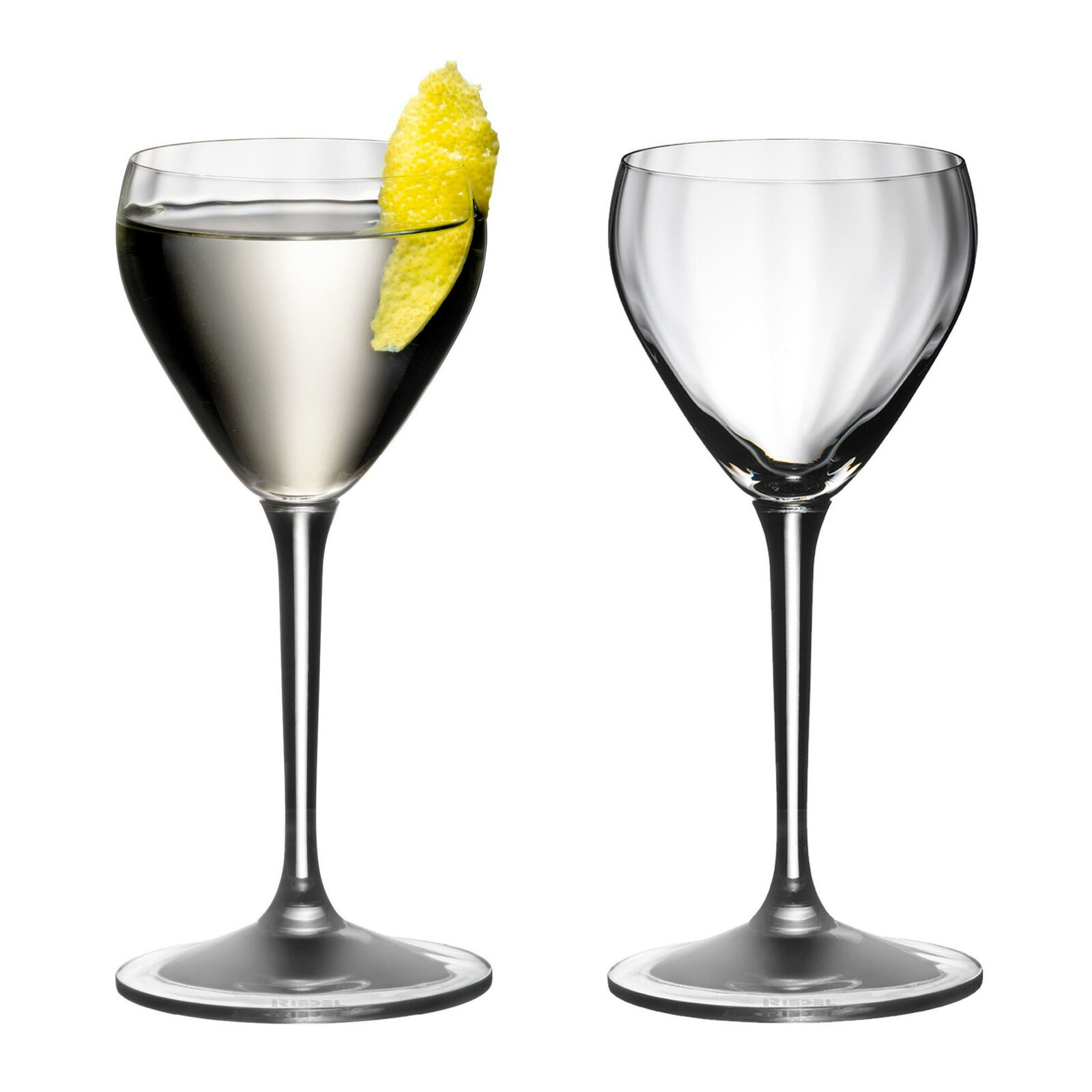 Riedel Drink Specific Nick and Nora Large Machine Made Crystal Glassware 2 Pack