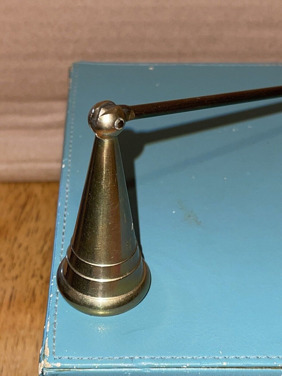 Vintage heavy brass Candle Snuffer Snuff