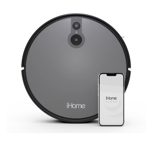 iHome AutoVac Juno Robot Vacuum with Mapping Technology, 2000pa Strong Suction