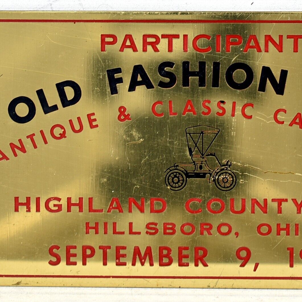 1967 Old Fashion Day Antique Classic Car Show Highland County Fair Hillsboro OH