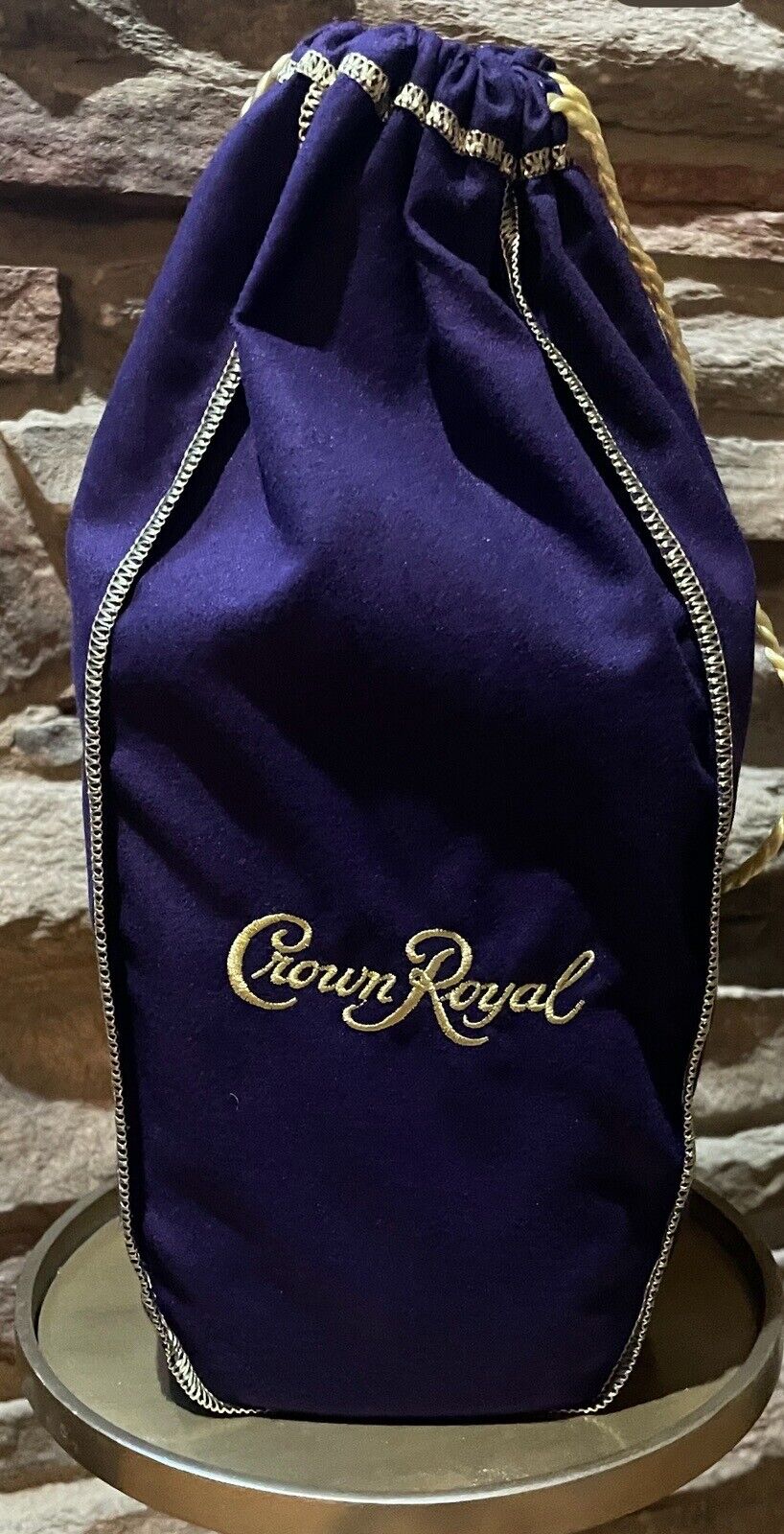 Crown Royal Purple 1.75L Drawstring Bag 