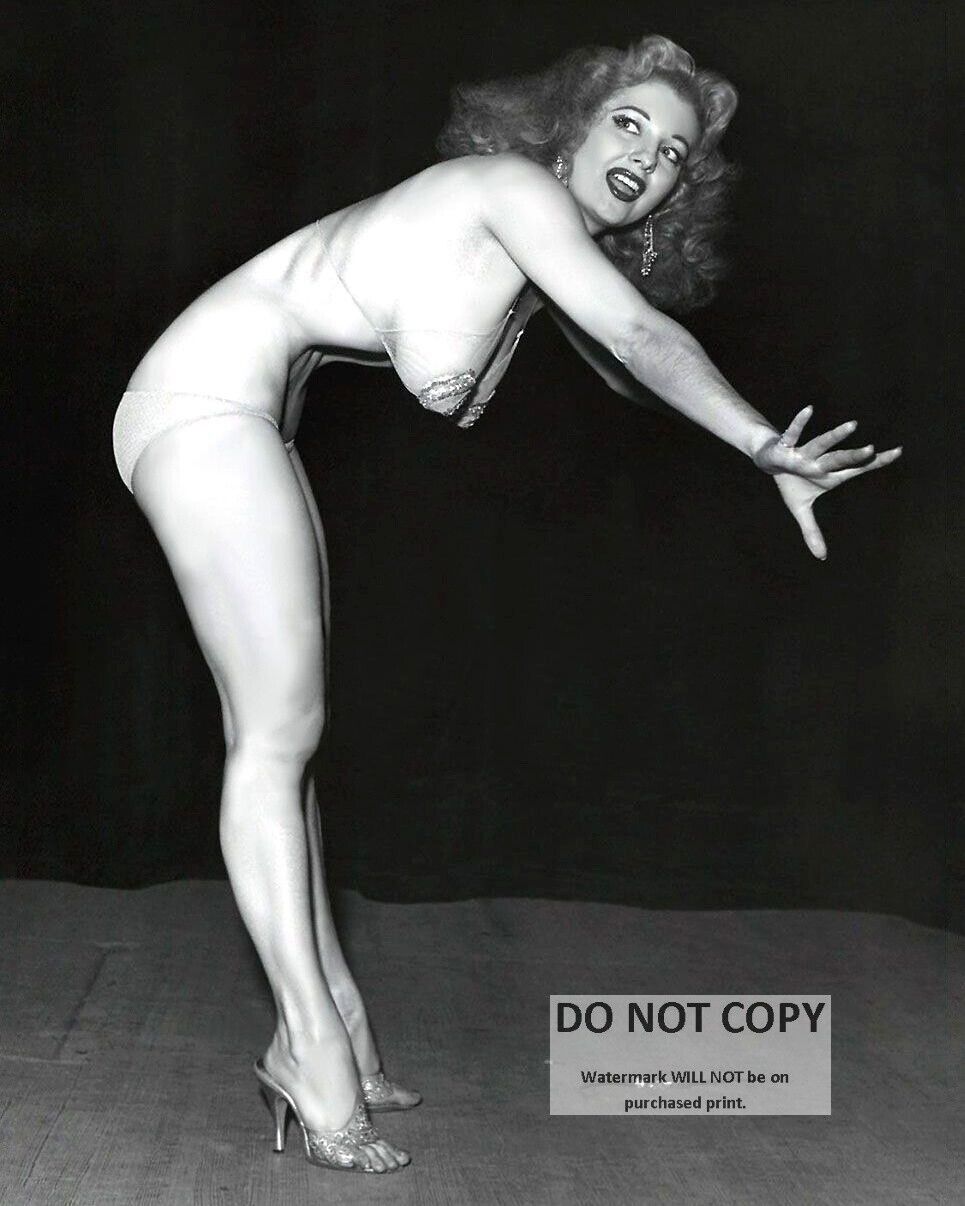 TEMPEST STORM ACTRESS AND BURLESQUE PERFORMER - 8X10 PUBLICITY PHOTO (MW133)