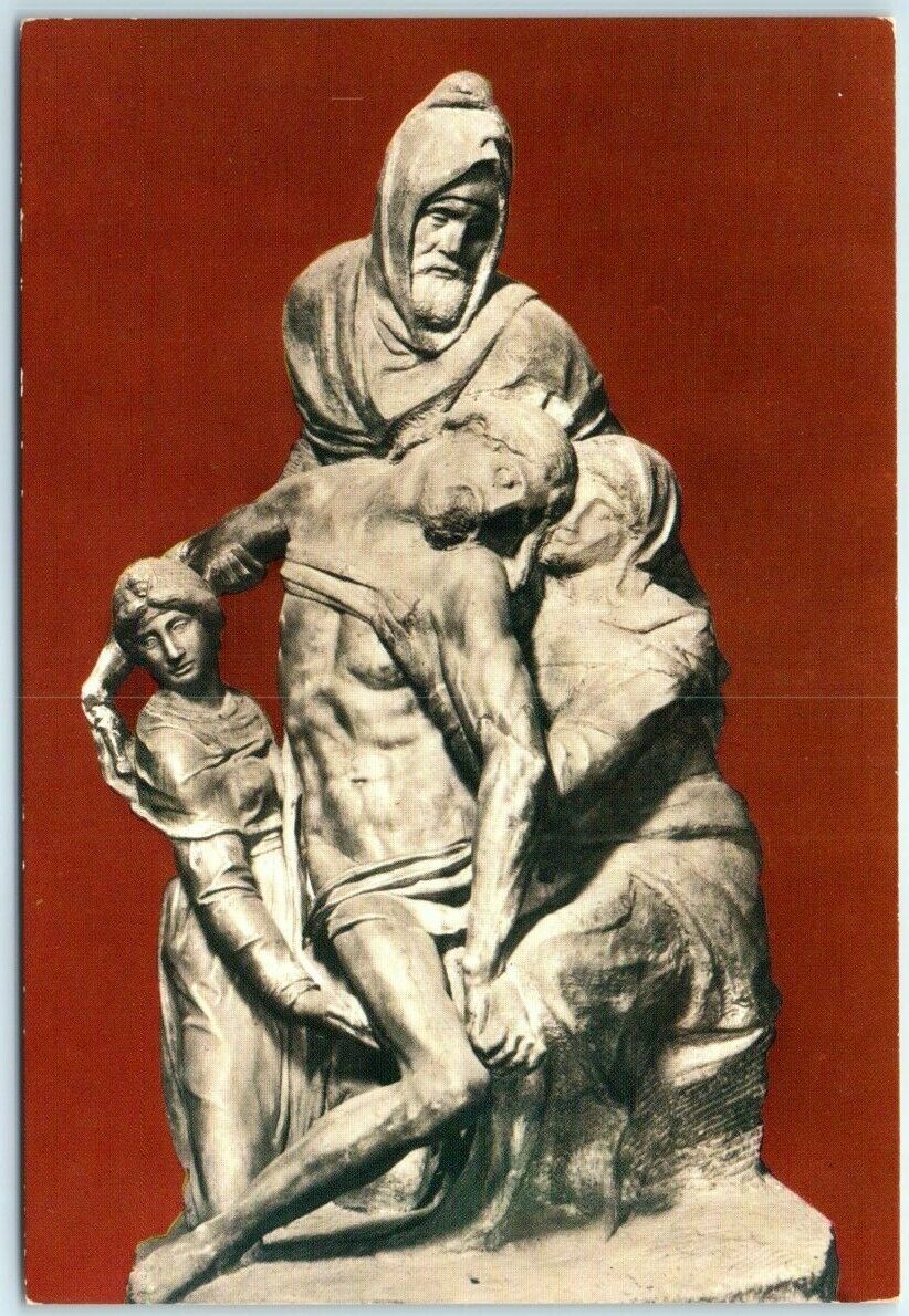 Postcard - La Pietà, Michelangelo - Florence, Italy