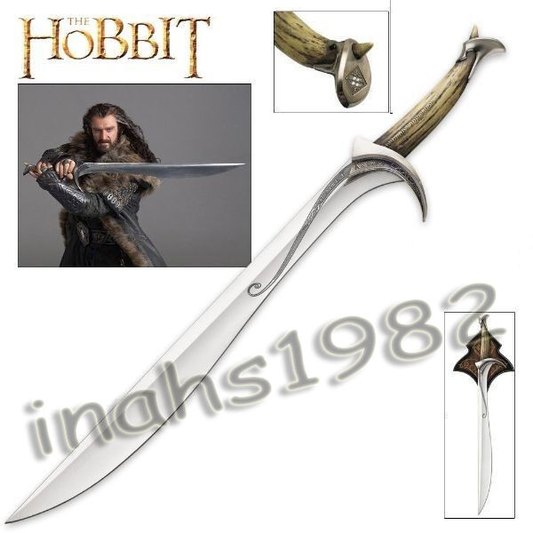 Hobbit Orcrist - Sword of Thorin Oakenshield With Wall Plaque