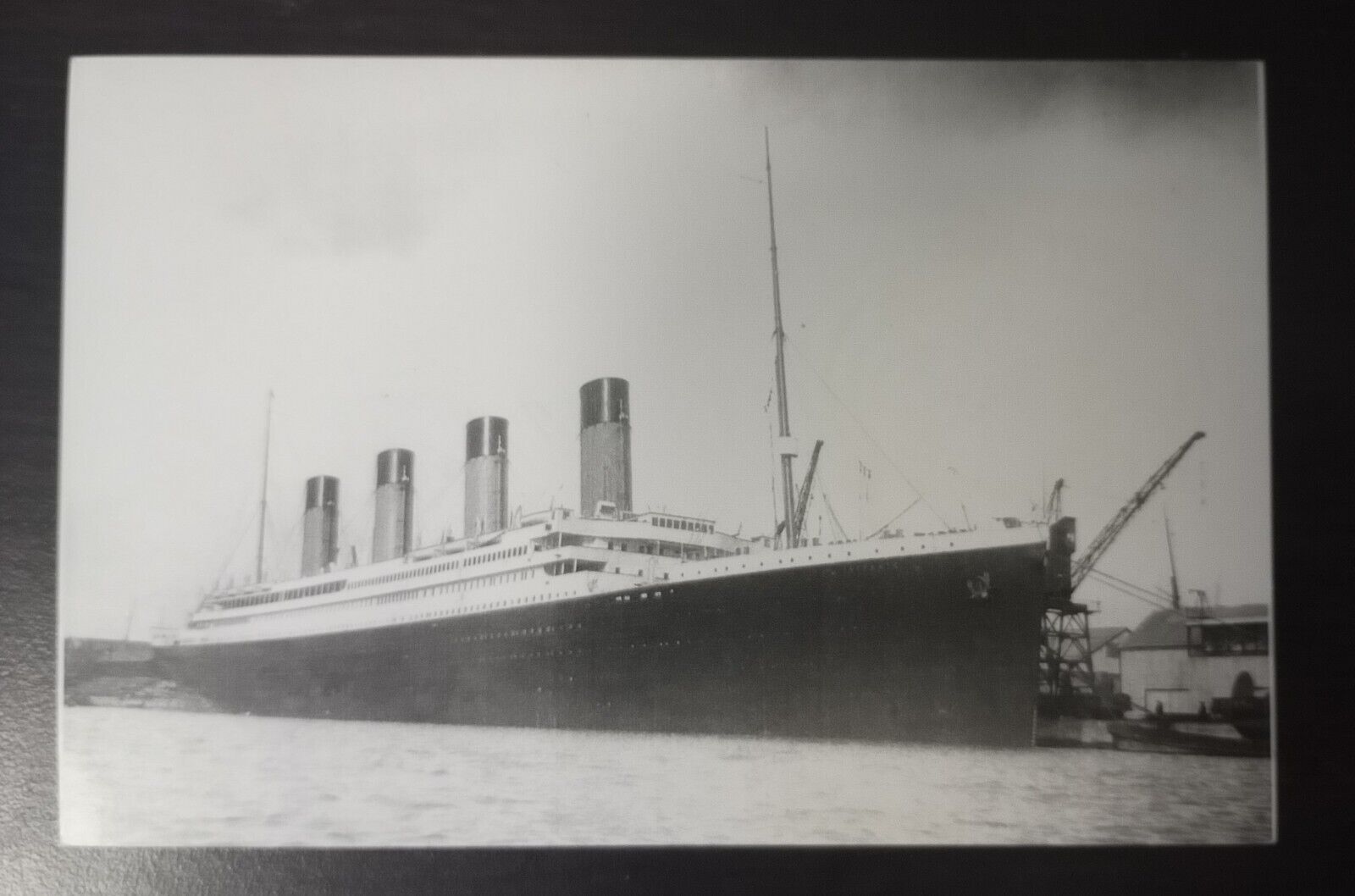 TITANIC POSTCARD POST MARKED FROM WRECK SITE EXPEDITION SIGNED & DATED SCARCE 