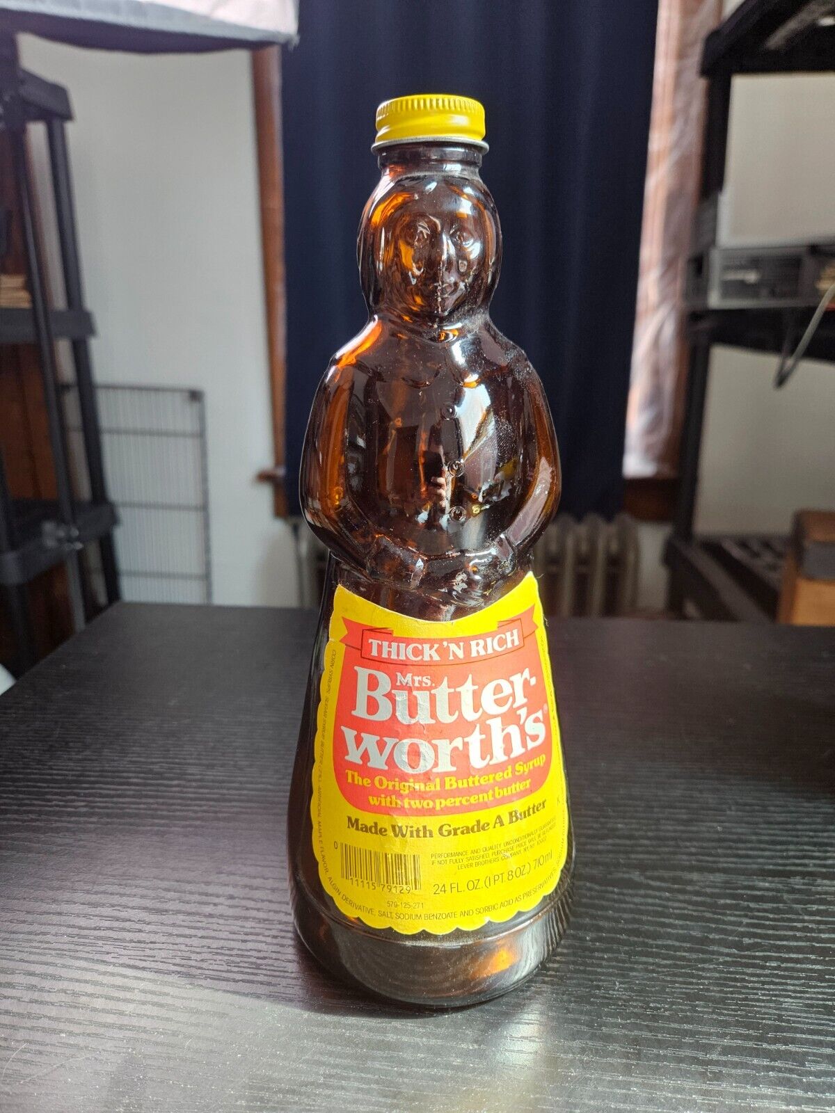 MRS. BUTTERWORTH\'S  Glass Syrup Bottle 24 oz 10\