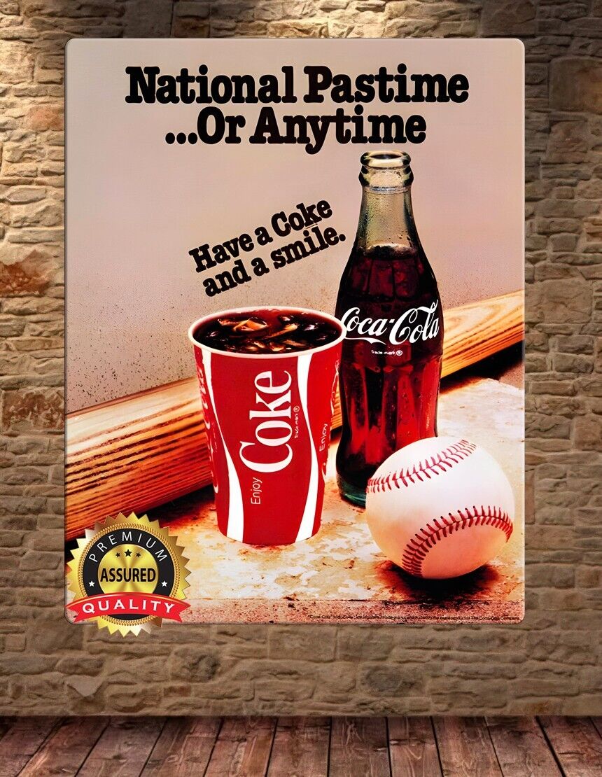 Coke - Have A Coke And A Smile - 1970s - Metal Sign 11 x 14